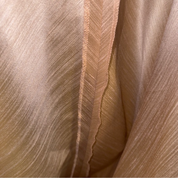 Alfred Sung Dupioni V-neck Evening Gown Blush/Pastel Pink Size 12. EUC. Pockets - Picture 10 of 12